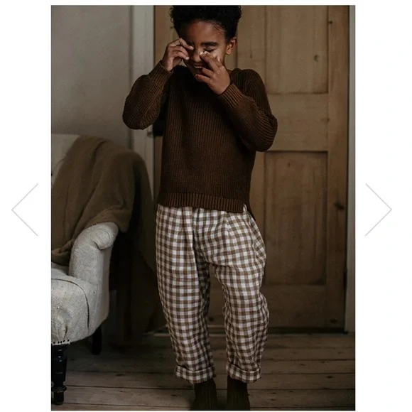 ボトムス Soor Ploom Otto Trousers gingham 2y 3rd drop]soor ploom / Otto Trouser / Gingham | Brand,SOOR